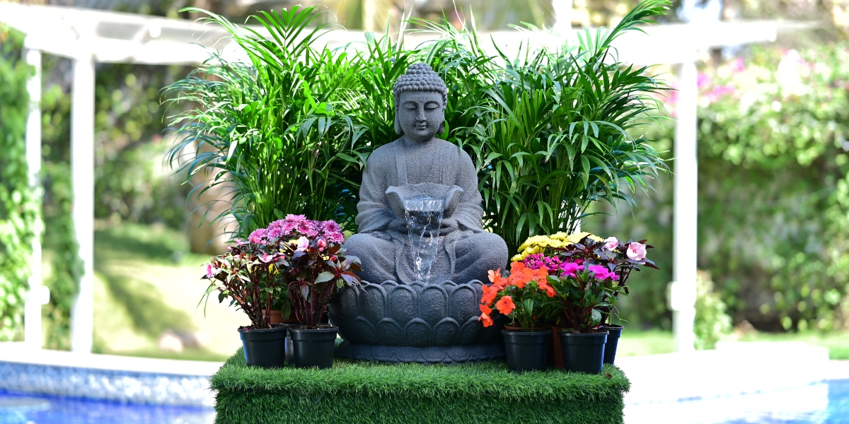 Outdoor Fountain For Garden, Decorative Garden Fountains, Outdoor Water Fountains, Fiber Glass Garden Fountains, Garden Water Fountain For Home, Harshdeep India, Fountain manufacturers