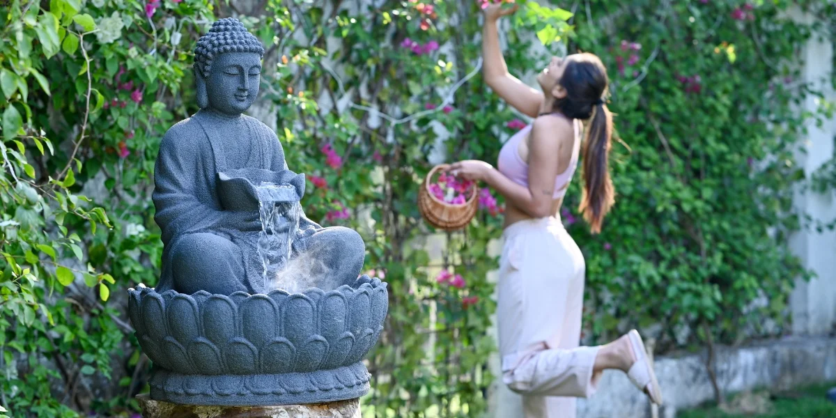 Modern Garden Water Fountains, Outdoor Water Fountain Designs, Garden Water Fountains, Outdoor Water Fountains For Gardens, Outdoor Water Fountain Decor, Harshdeep India