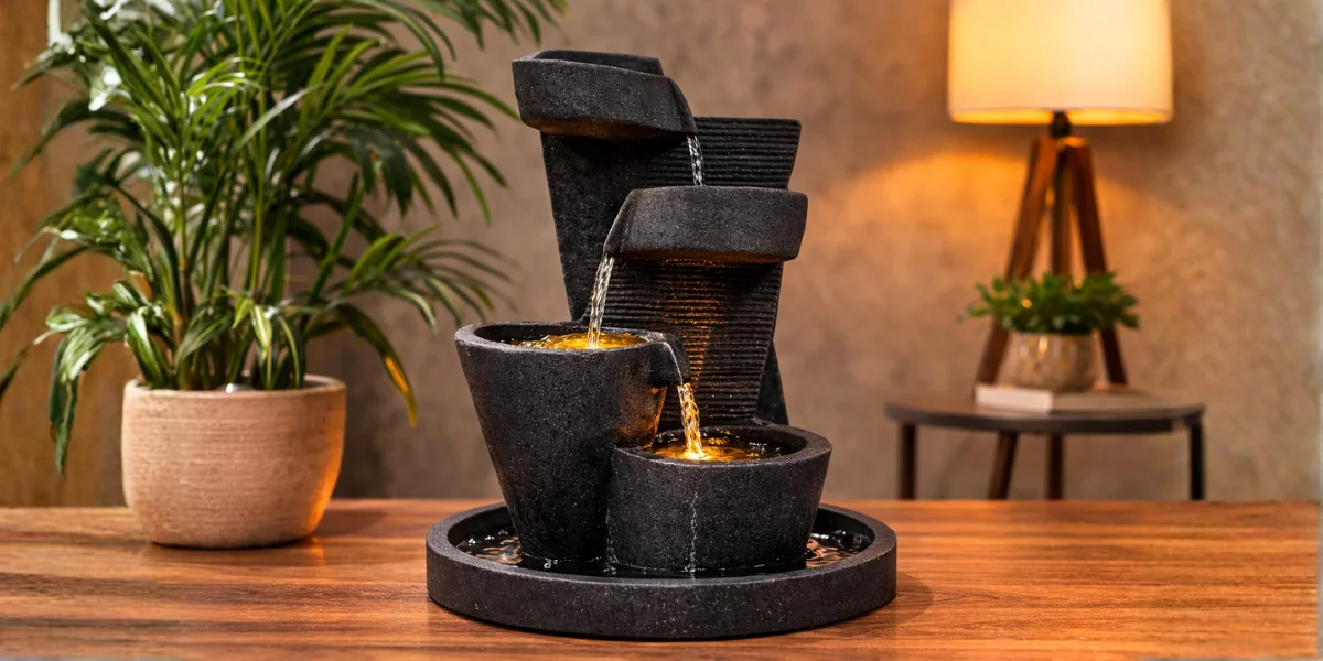 Indoor Fountain For Home Decor, Indoor Water Fountain, Indoor Fountain For Living Room, Water Fountain For Home Interior, Indoor Water Fountain For Home, Harshdeep India
