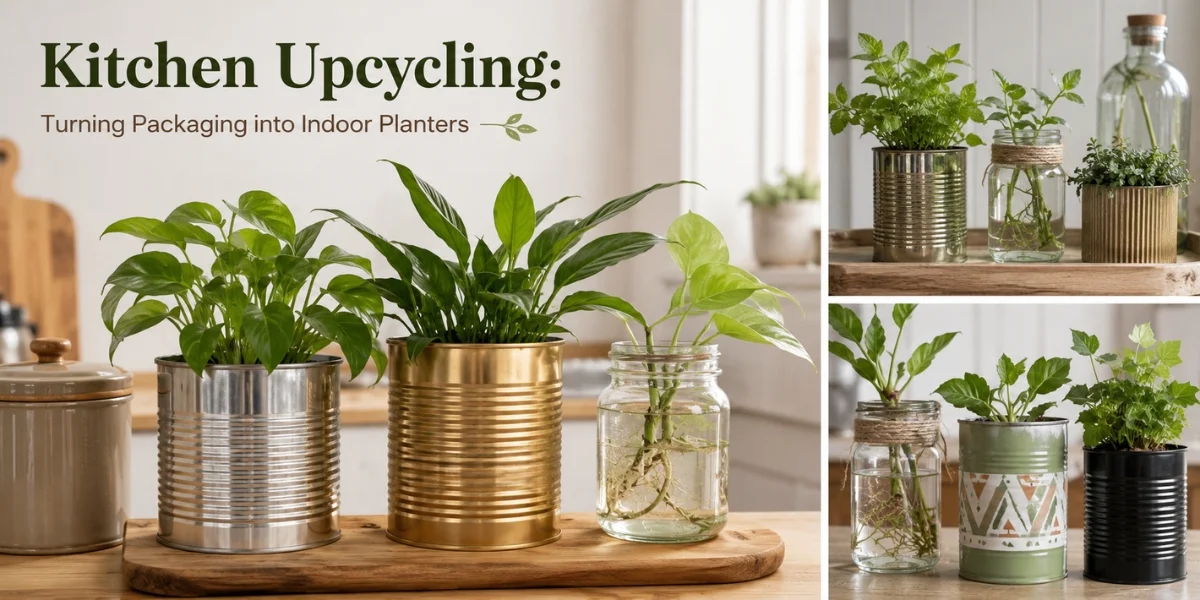 Waste Material Plant Pot, Sustainable Home Decor Ideas, Eco Friendly Pots For Plants, Plant Pots With Waste Material, Recycled Pots, Eco Friendly Planters, harshdeep India